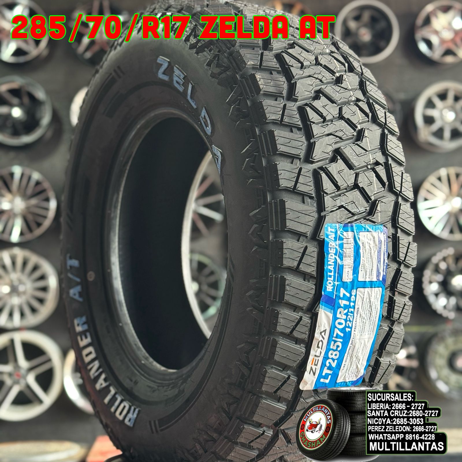 285/70/R17 ZELDA AT RT-LT 8PR